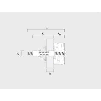 KOŁEK METALOWY DO G-K 4MM DO PŁYT 18-24MM /opk=100szt./ 9424HRM CELO (9424HRM)